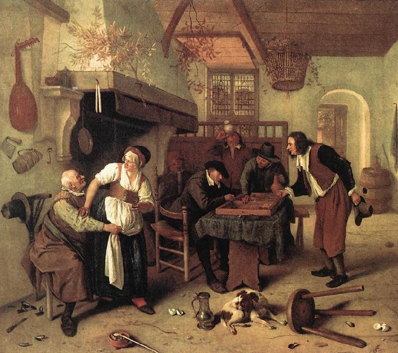 Jan Steen In the Tavern France oil painting art